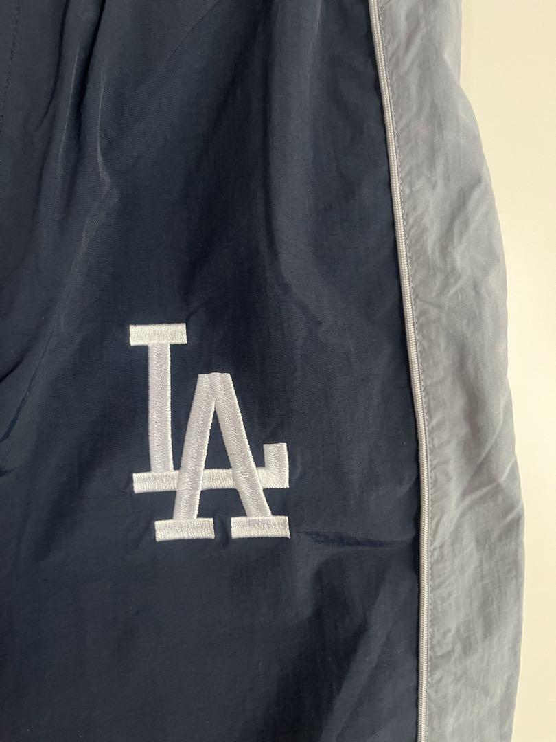 【極美品】【新品級】MLB ドジャース　ナイロン　セットアップ　M ネイビー