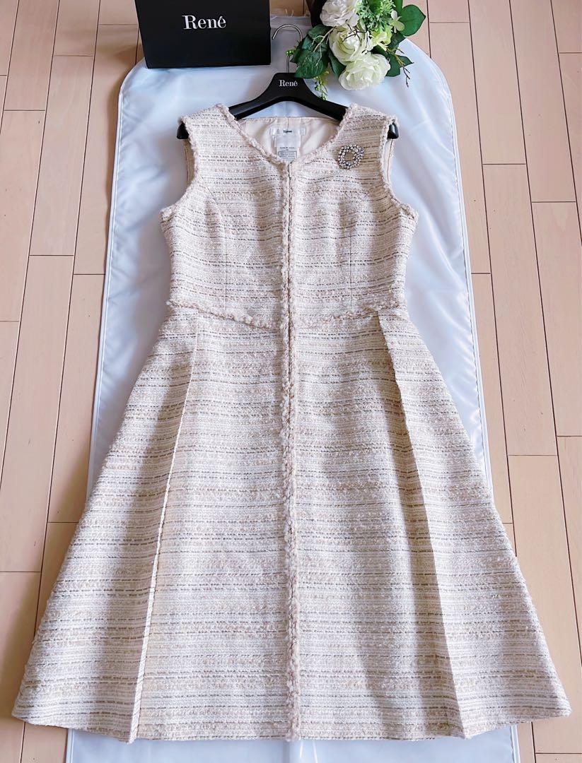 Rene フリルワンピース36 超美品(foxey)