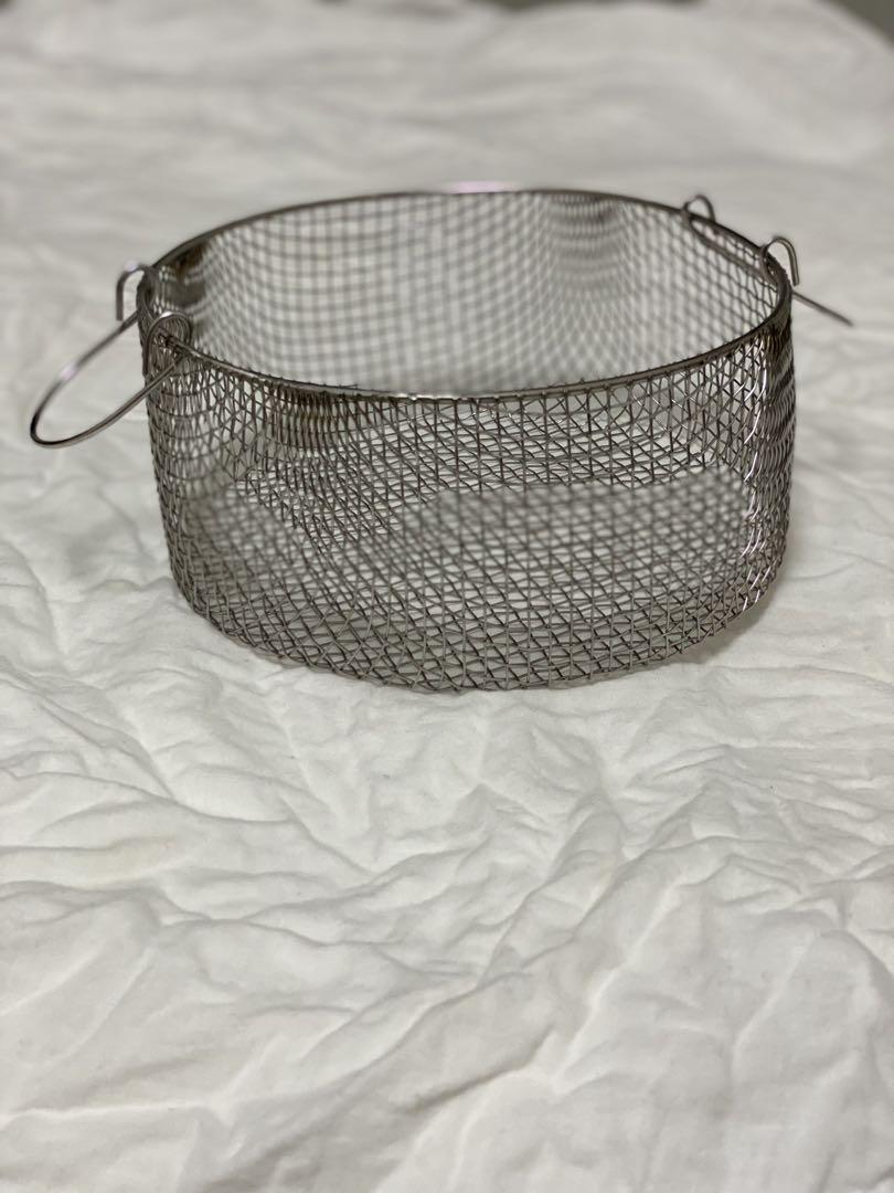 鳥井金網工芸 ステンレス製 丸カゴ （直径20cm） 水切りカゴ