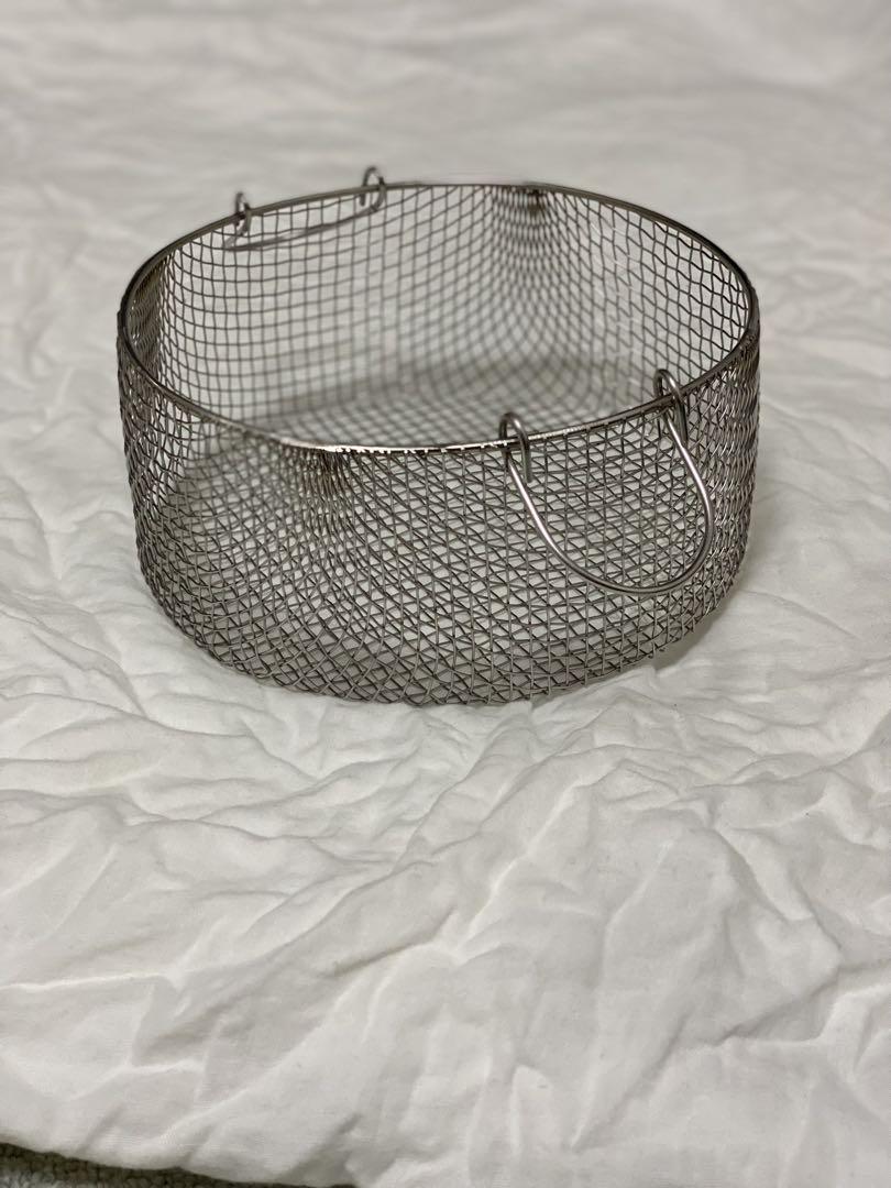 鳥井金網工芸 ステンレス製 丸カゴ （直径20cm） 水切りカゴ