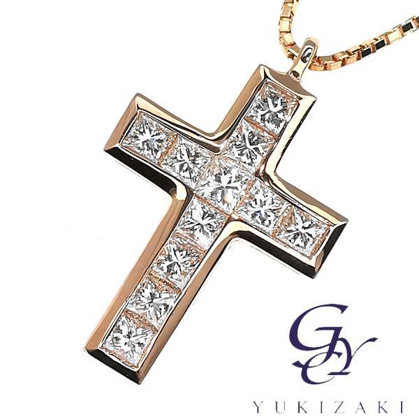 ゆきざき YUKIZAKI リッチクロスネックレス Ssize 定価19万