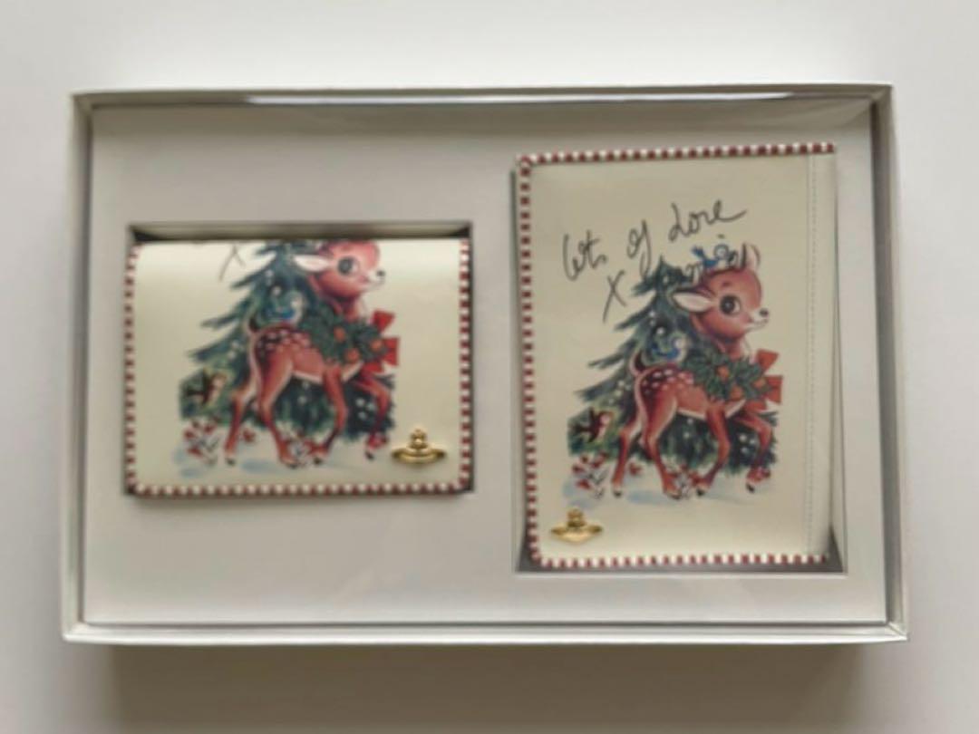 Vivienne Westwood バンビ　二つ折り財布とブックカバーセット
