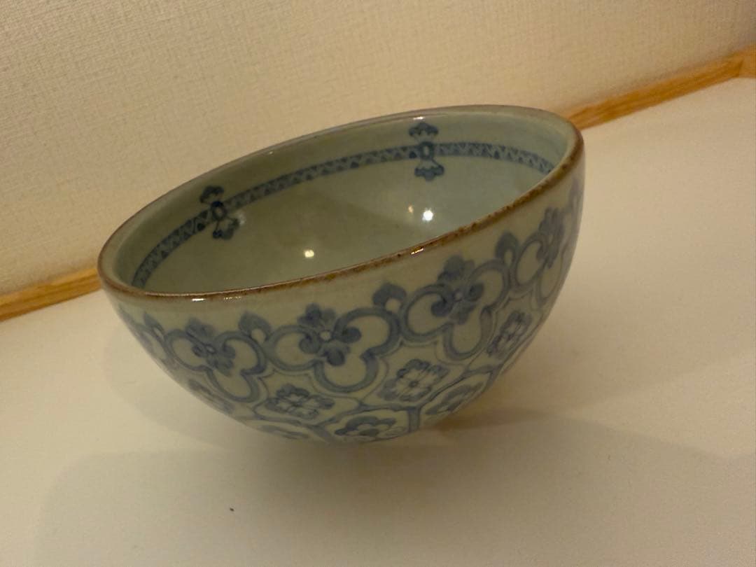 【希少】CHIHARU WAKABAYASHI アラベスク紋様 鉄絵 碗 【希少】CHIHARU WAKABAYASHI アラベスク紋様 鉄絵 碗