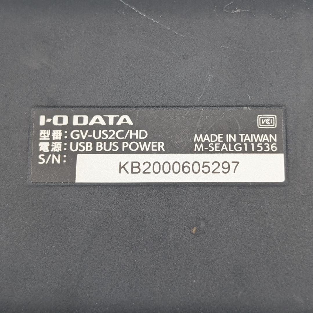I-O DATA GV-US2C/HD USB接続HDMIキャプチャボックス