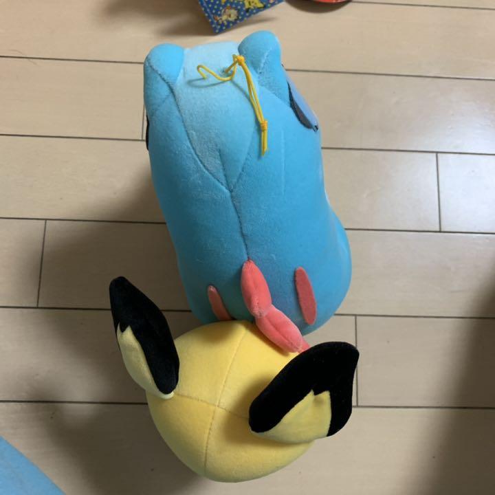 ポケモン　ぬいぐるみ　ワニノコ　ピチュウ