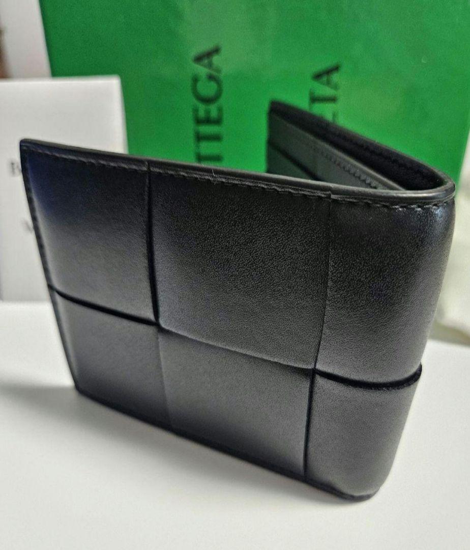 【RFID 認証】BOTTEGA VENETA 　　カセット二つ折り財布★極美品