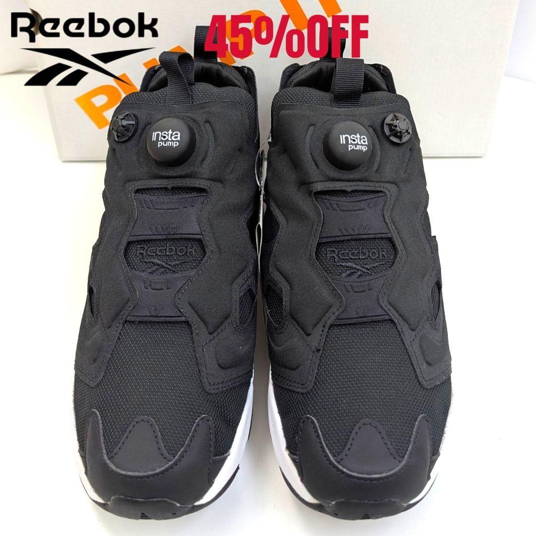 25.0♦リーボックインスタポンプフューリーOGブラック 処分特価箱無しお届け