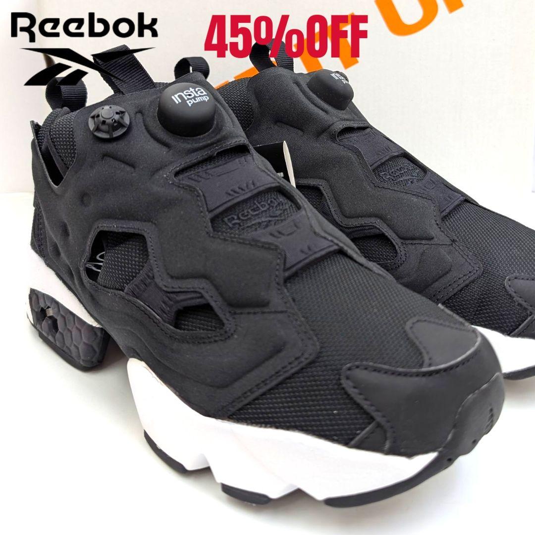 25.0♦リーボックインスタポンプフューリーOGブラック 処分特価箱無しお届け