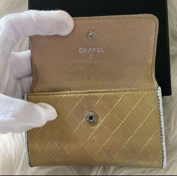 シャネル CHANEL 財布 カードケース キーケース ゴールド 正規品 シャネル CHANEL 財布 カードケース キーケース ゴールド 正規品