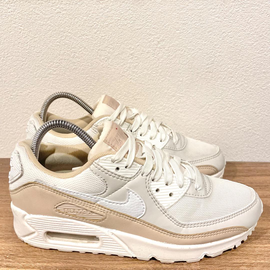 【NEW限定品】 MAX AIR WMNS NIKE 90 ベージュ 90 マックス エア ナイキ 靴