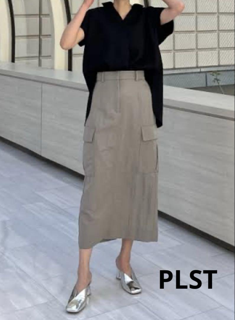 PLST タフタカーゴスカート