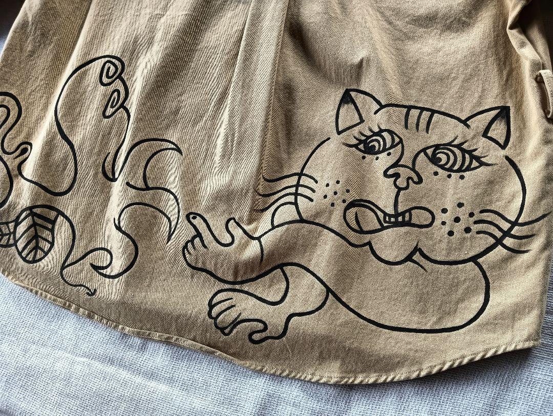 猫　アートなかわいいジャケットフリーサイズ　アプレジュール