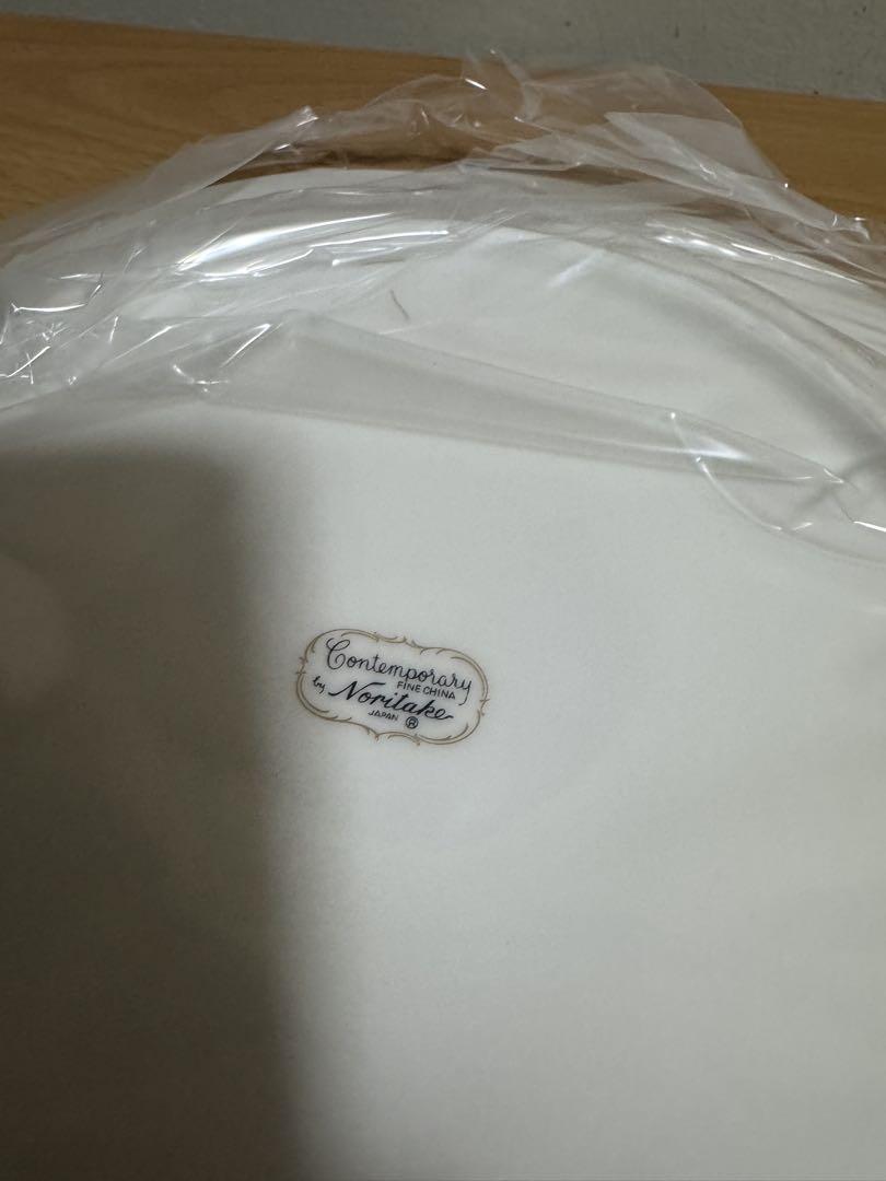ノリタケNoritake Contemporaryホワイト陶器 食器セット 5枚