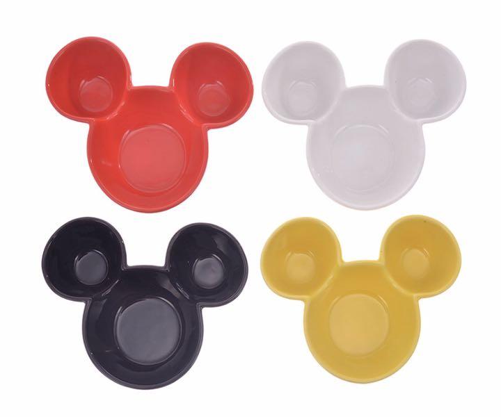 Disney ミッキーボウル4つセット 小鉢 陶磁器