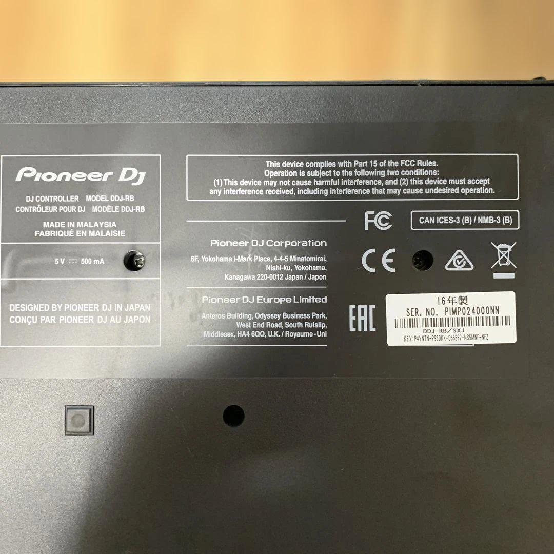 Pioneer DJ DDJ-RB DJコントローラー　パイオニア