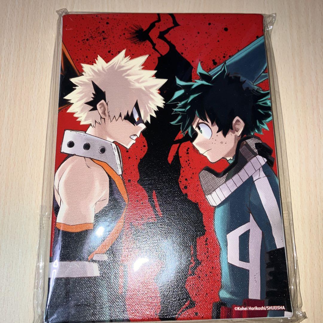 人気商品の中古品・新品・未使用品 僕のヒーローアカデミア アートボード 爆豪勝己 緑谷出久 ポスター