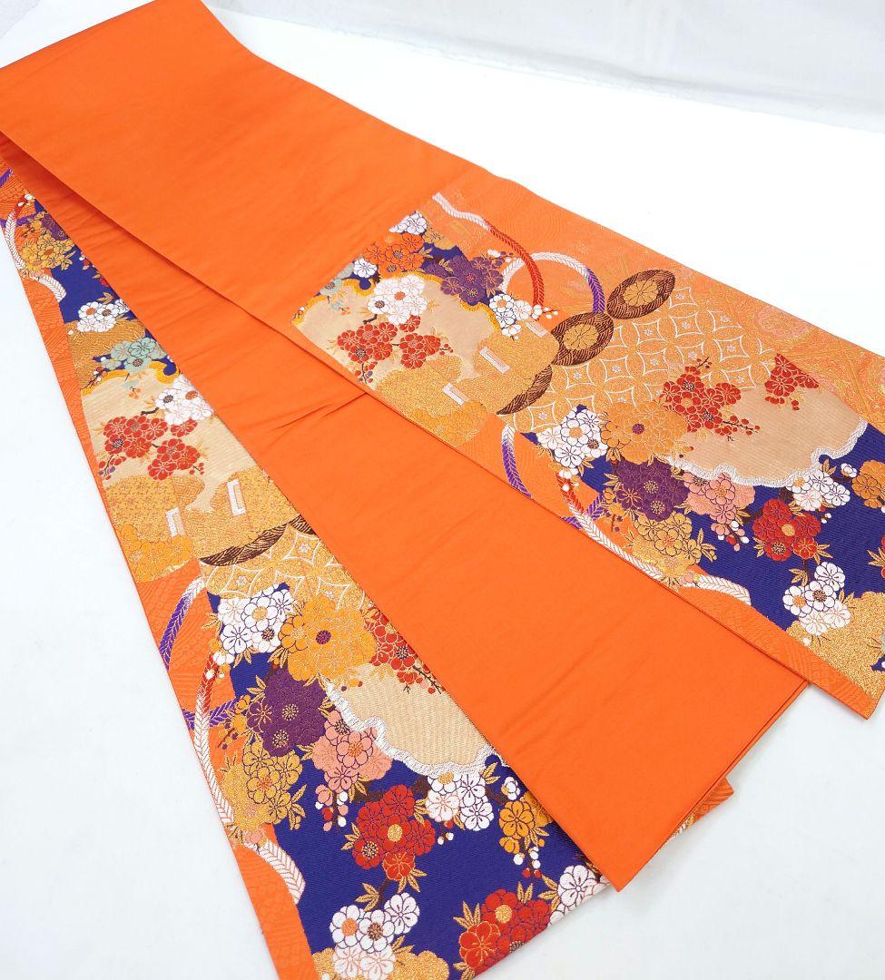 FN10537y 着物 正絹 袋帯 六通柄 未仕立て | darantonia.com