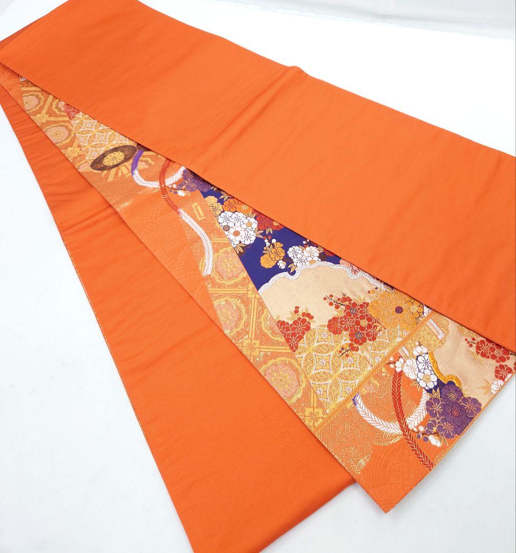 FN10537y 着物 正絹 袋帯 六通柄 未仕立て | darantonia.com