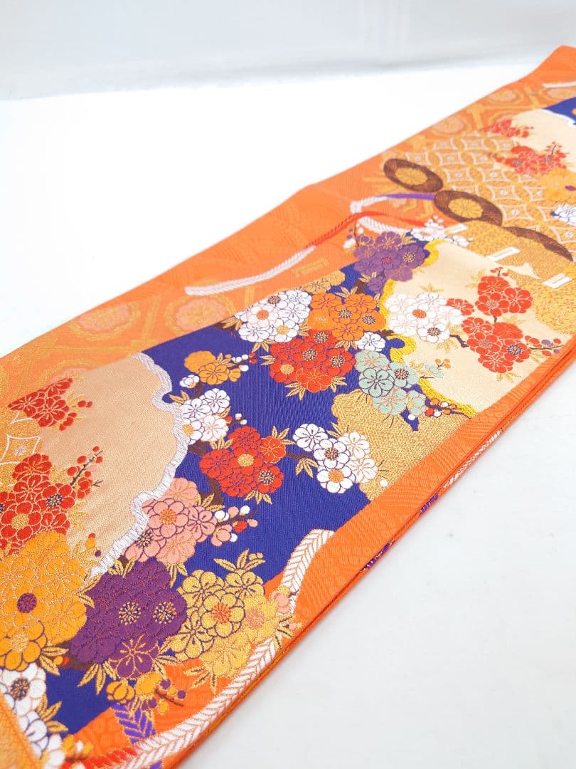 FN10537y 着物 正絹 袋帯 六通柄 未仕立て | darantonia.com