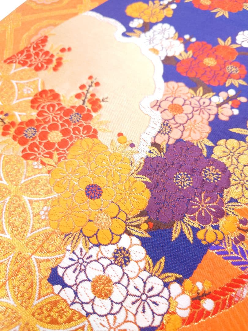 FN10537y 着物 正絹 袋帯 六通柄 未仕立て | darantonia.com