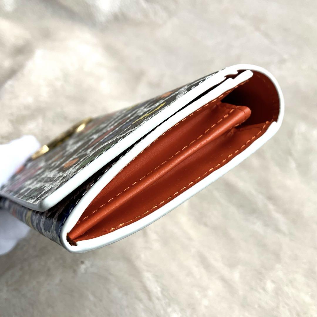 【未使用級✨】カステルバジャック 長財布 レオパール ホワイト 箱付き