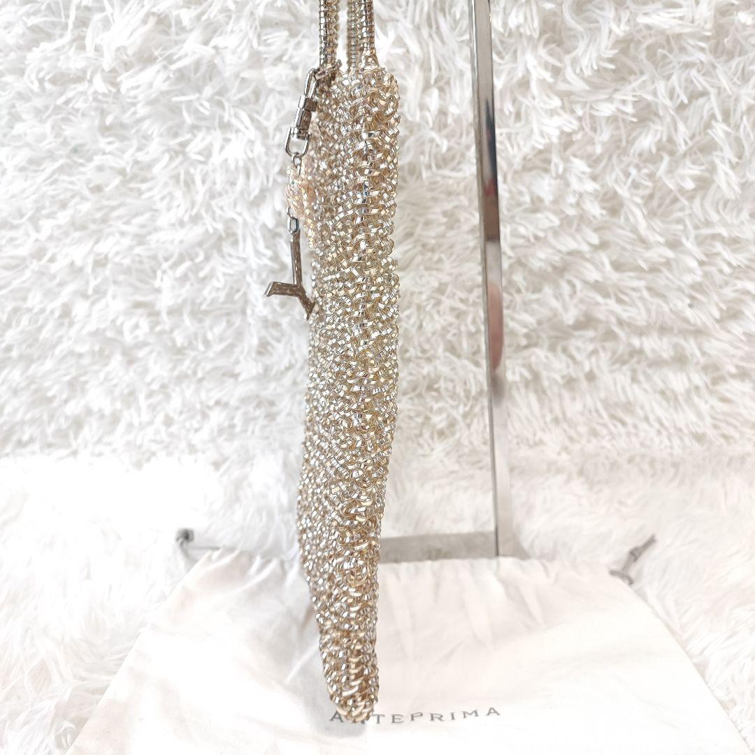 美品✨アンテプリマ スタンダード スクエア ラージ シルバーゴールド 画像6
