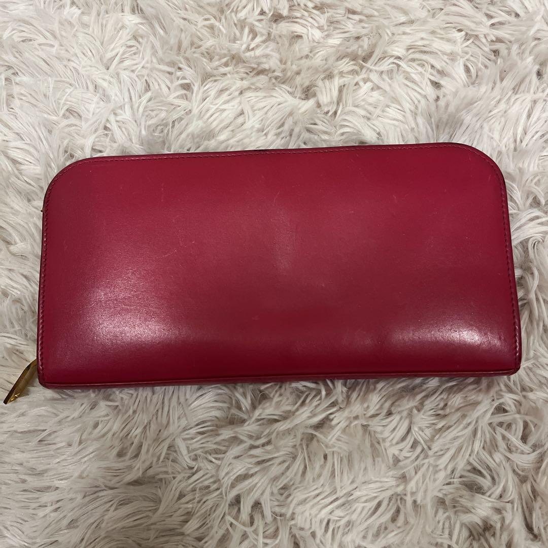 SAINT LAURENT 長財布 赤
