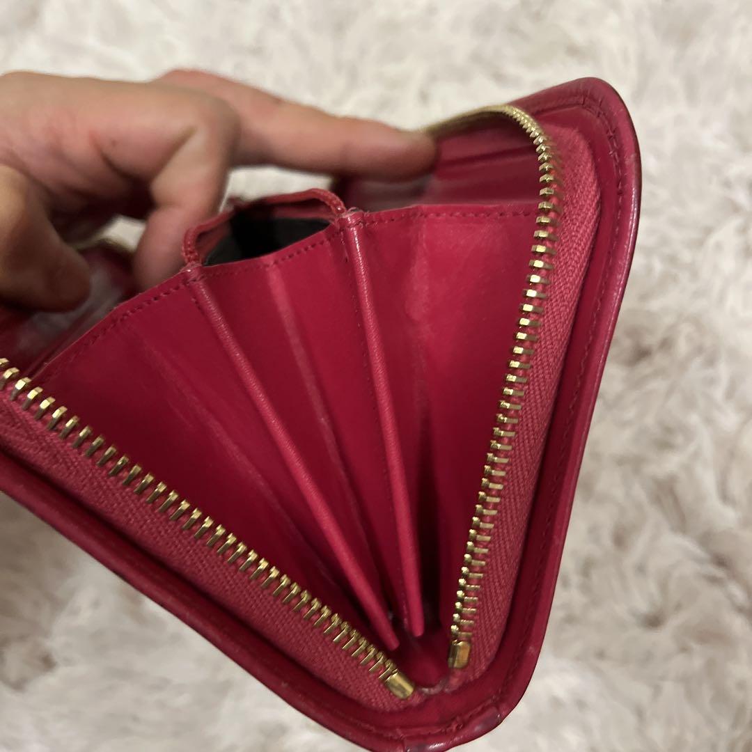 SAINT LAURENT 長財布 赤