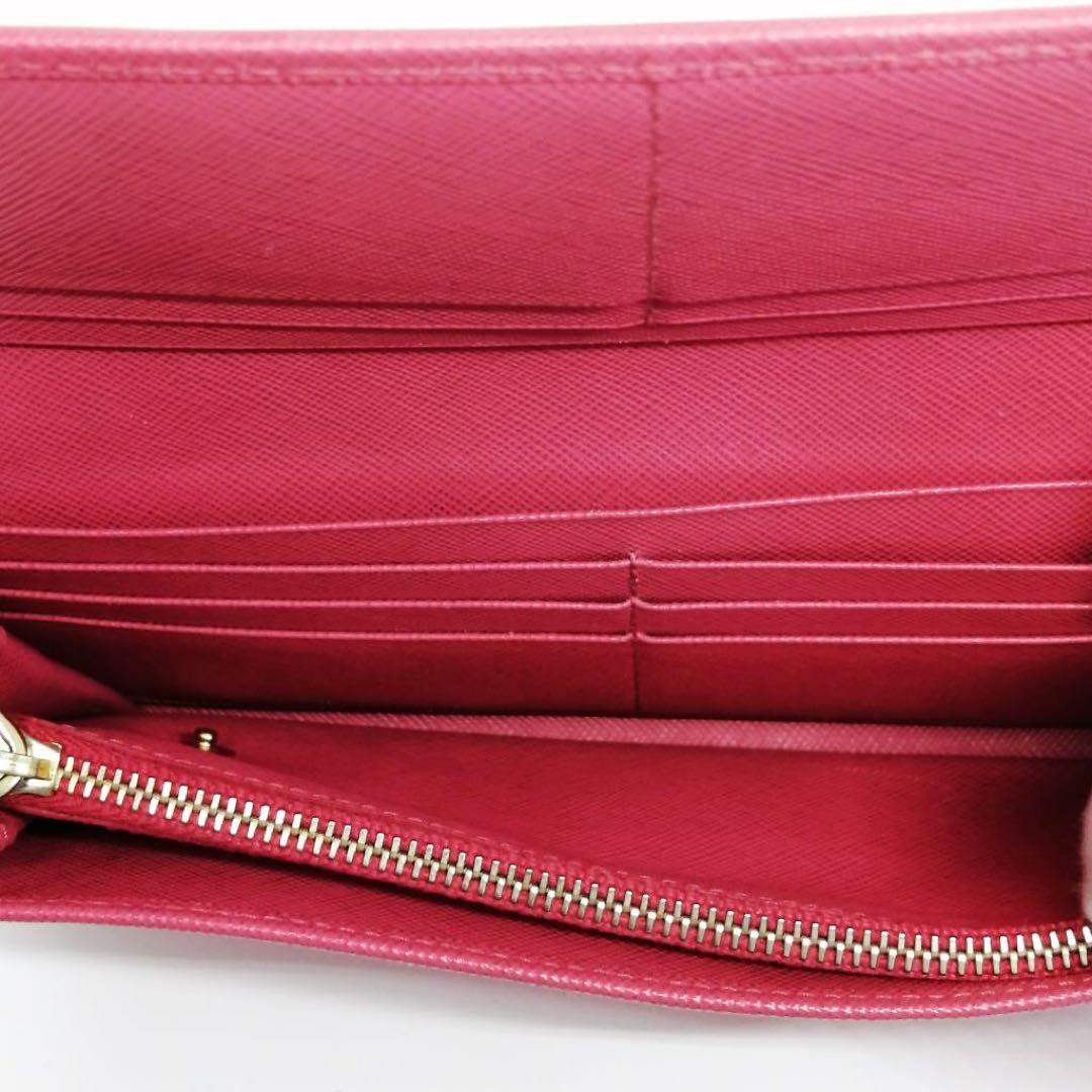 PRADA サフィアーノ レザー メタル 長財布
