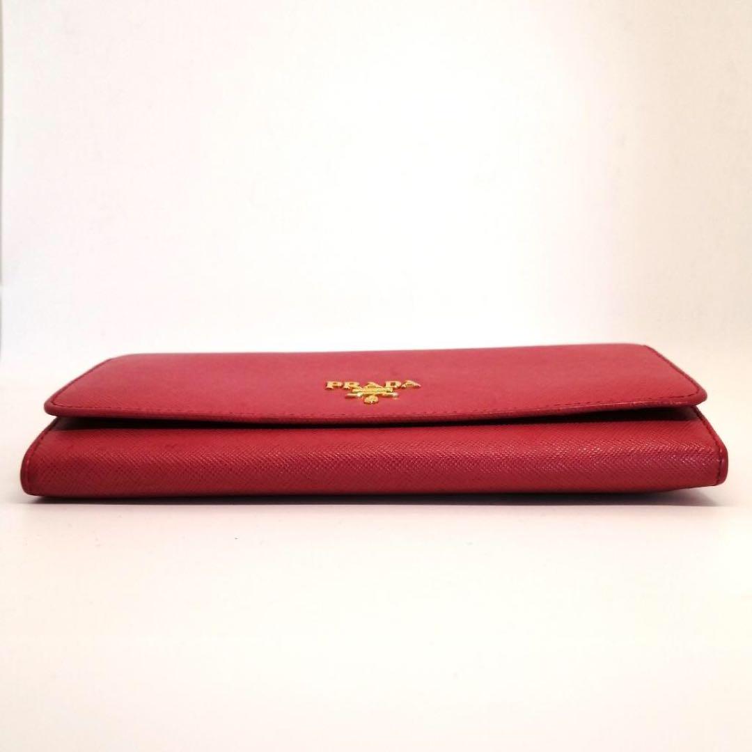 PRADA サフィアーノ レザー メタル 長財布