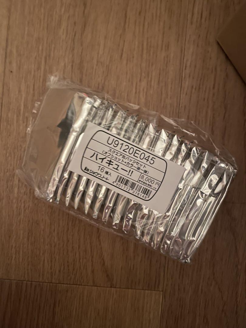 ハイキュー！！スクエア缶バッジ オフショット セブンネット 第1弾新品