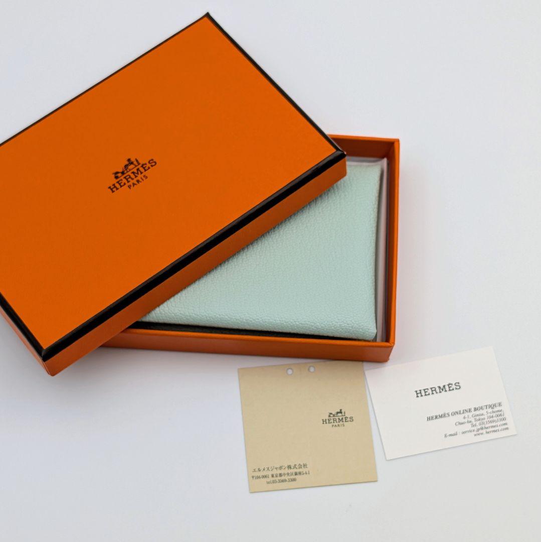 未使用 エルメス カルヴィデュオ ヴェルソ シェーブル W刻印 ヴェールフィズ