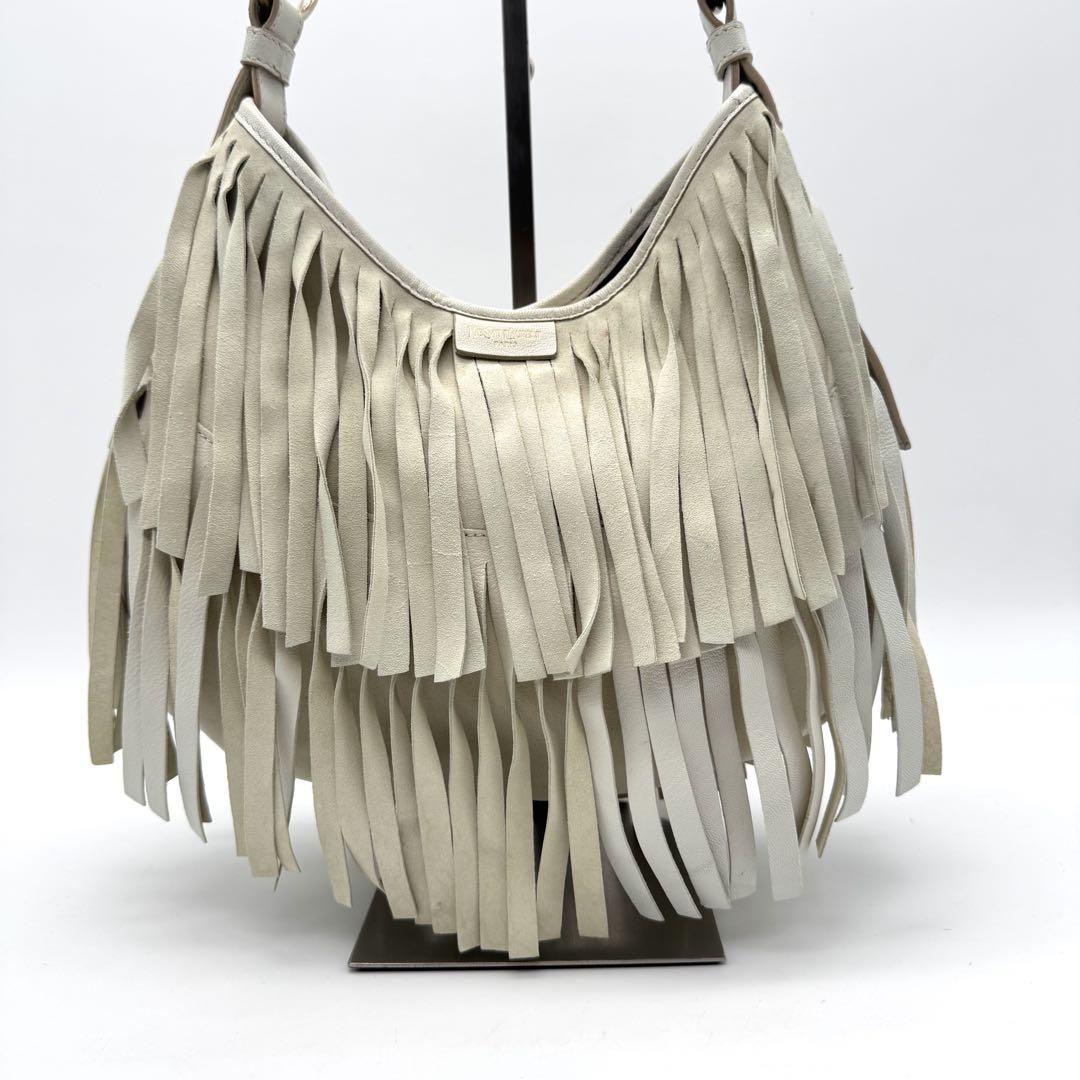 バッグ Yves saint Laurent suede fringe bag y2k