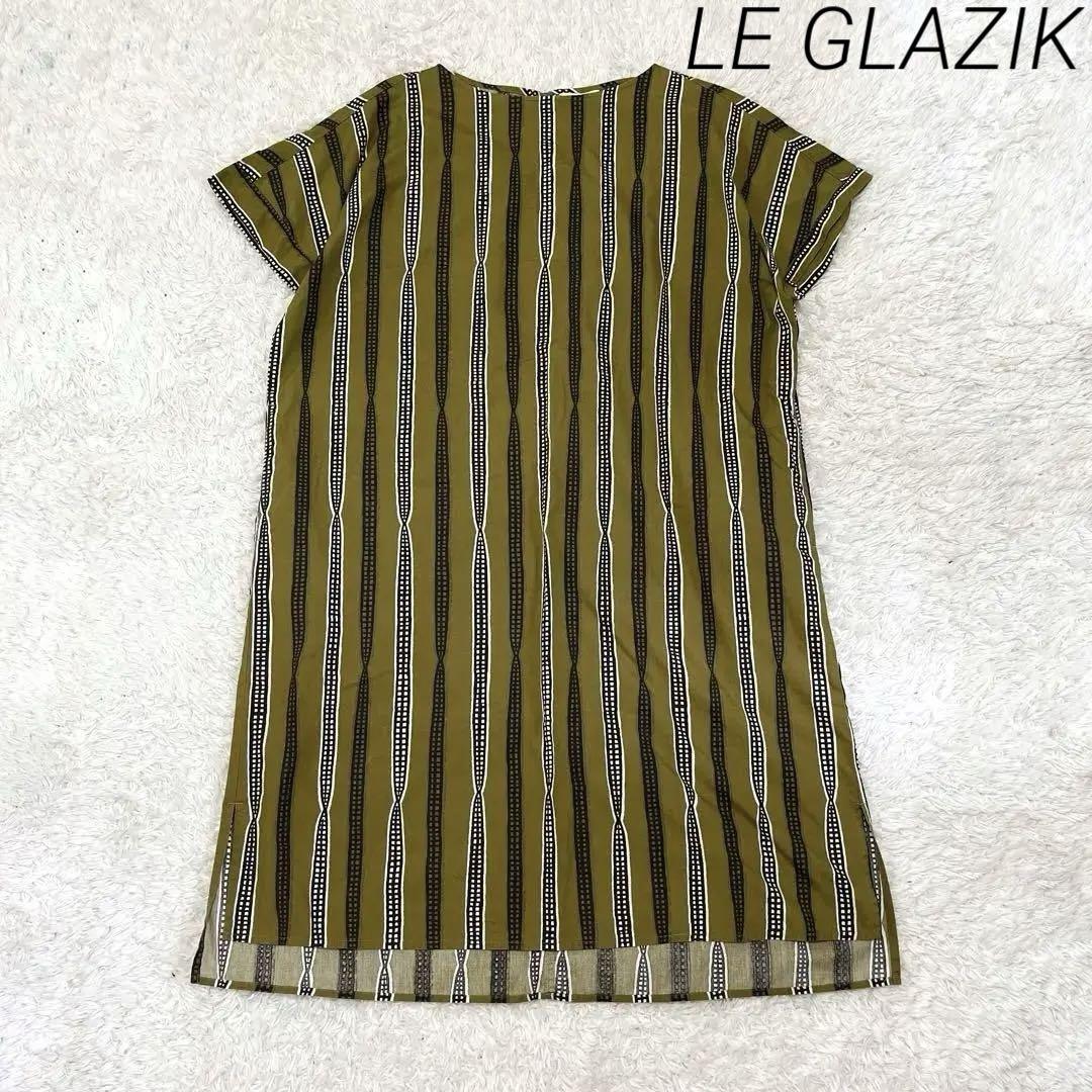 LE GLAZIK ルグラジック バティック柄 ロングワンピース