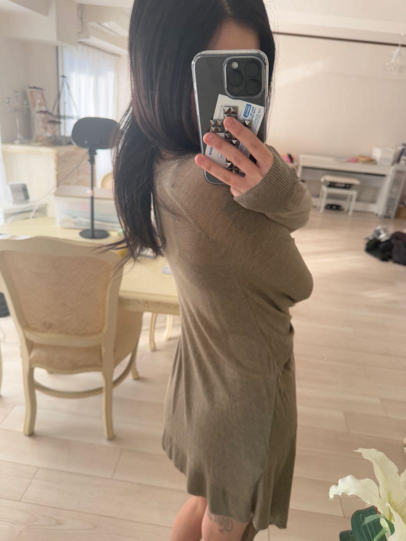 Fad three long ワンピース knit Fad three long ワンピース knit