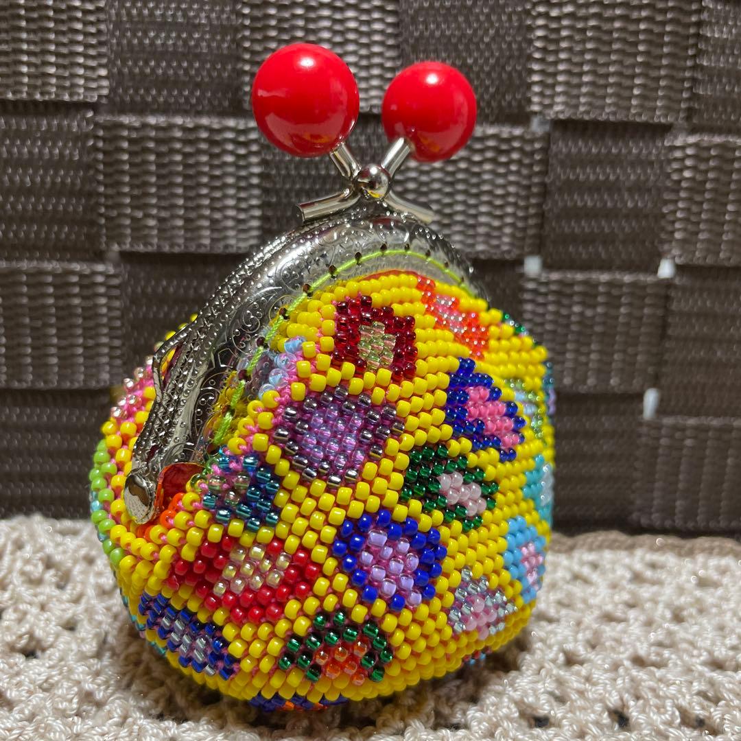 専用　ビーズがま口