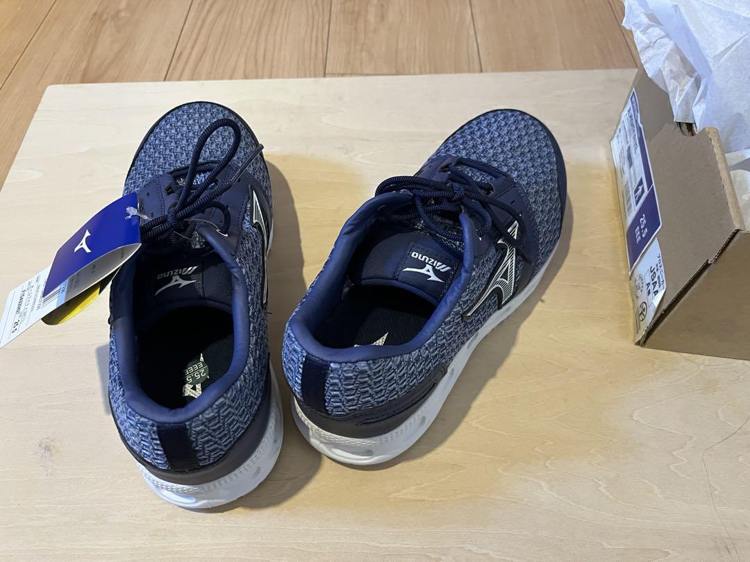 Mizuno 安全靴 F1GA220402 25.5cm ネイビー