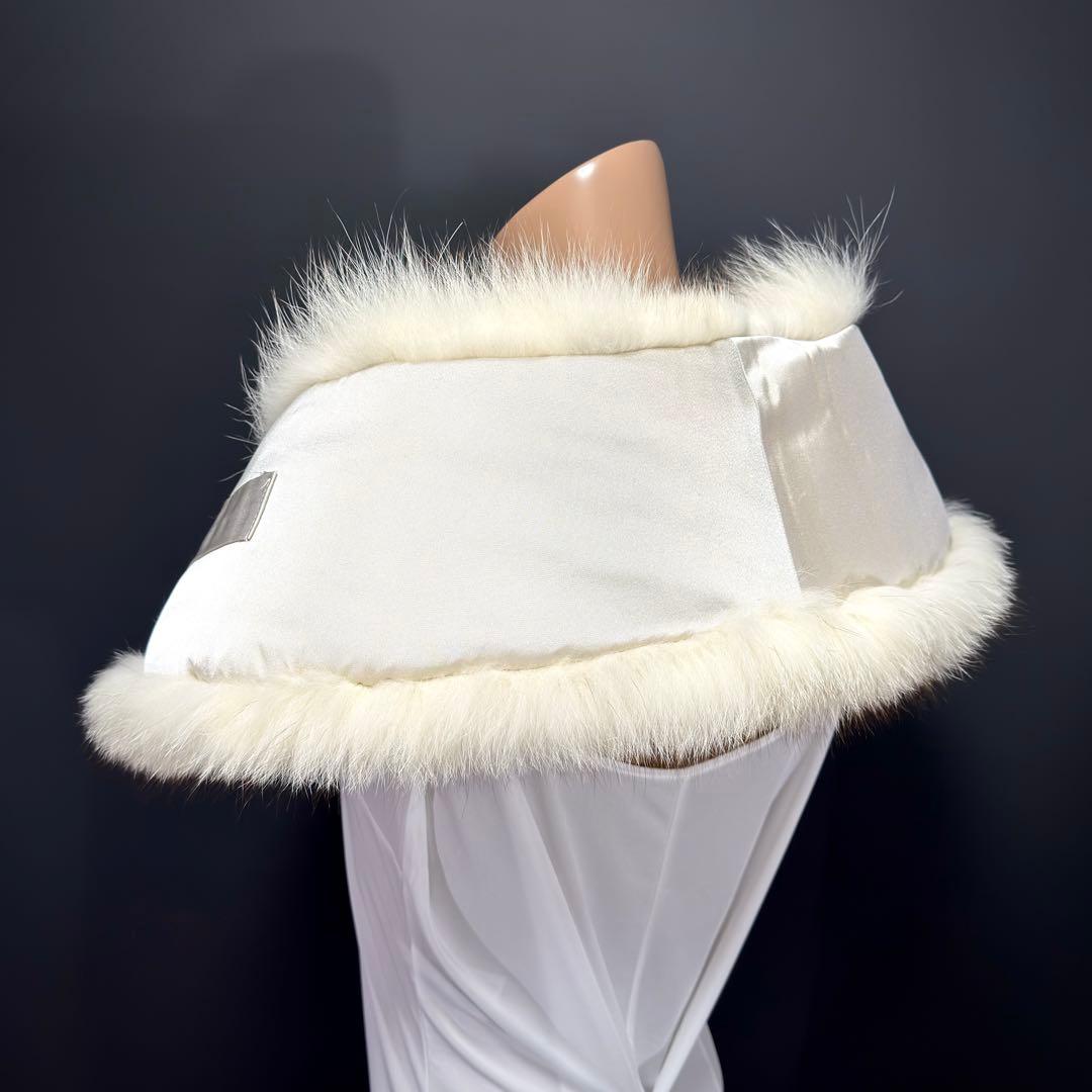 【美淡】SAGA FOX サガフォックス ショール ブルーフォックス 淡月 品格