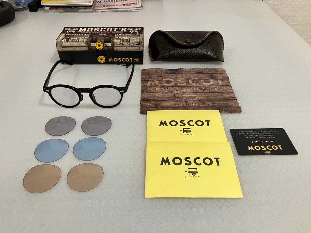 MOSCOT MILTZEN モスコット ミルゼン 46 黒 替えレンズ付き