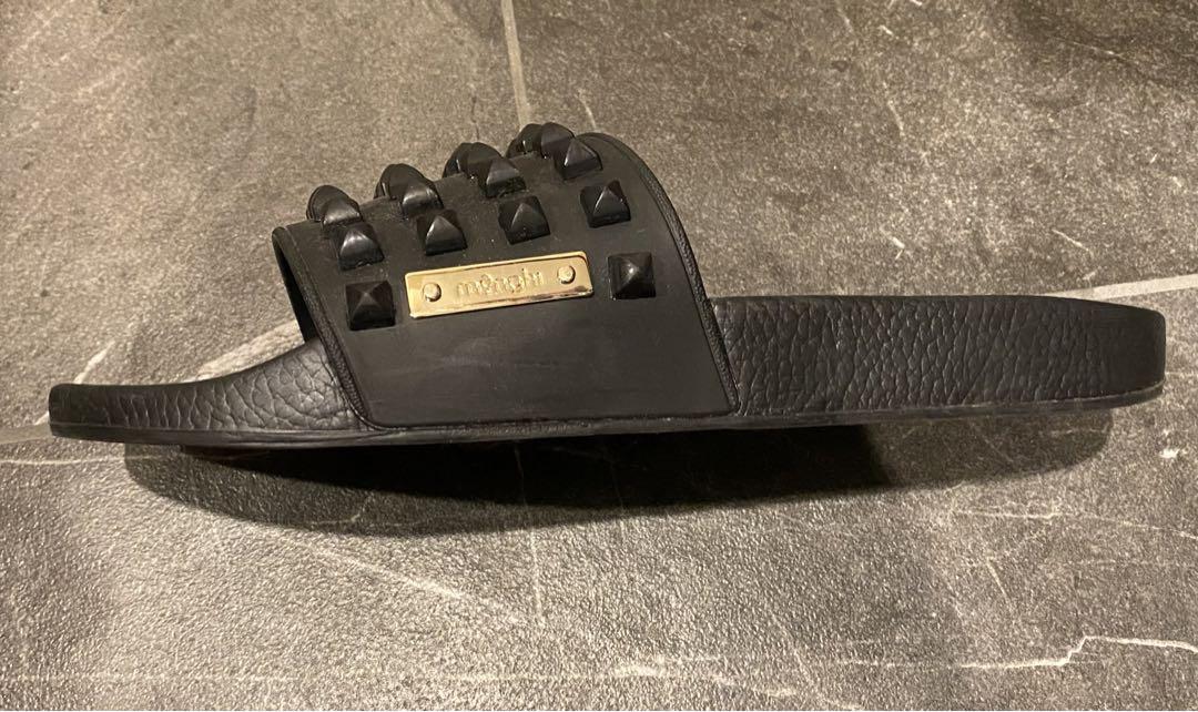 menghiメンギー　スタッズサンダル　黒　サイズ43 y2k