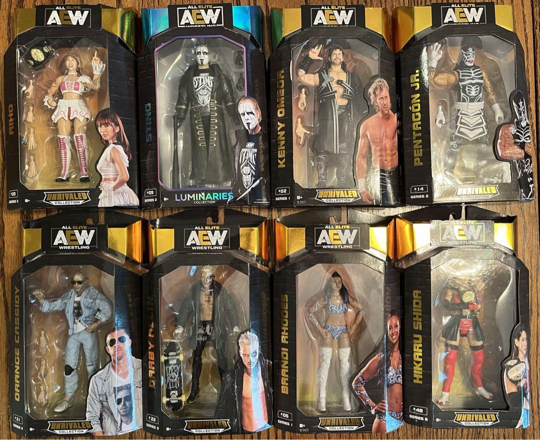 プロレス AEW フィギュア セット ケニーオメガ スティング wwe プロレス AEW フィギュア セット ケニーオメガ スティング wwe