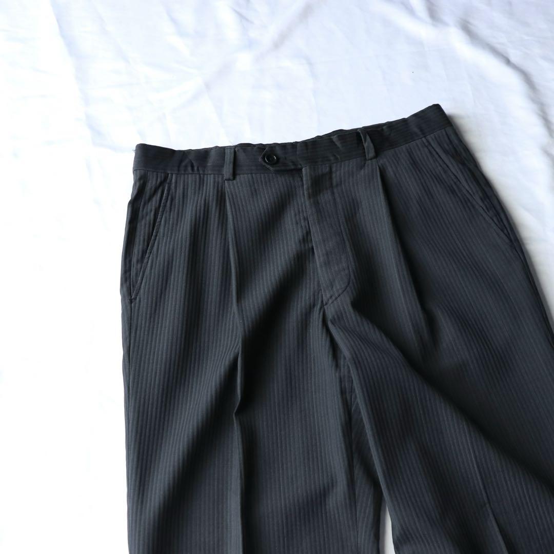 ARMANI COLLEZIONI ワイドスラックス　ストライプ　90s 00s