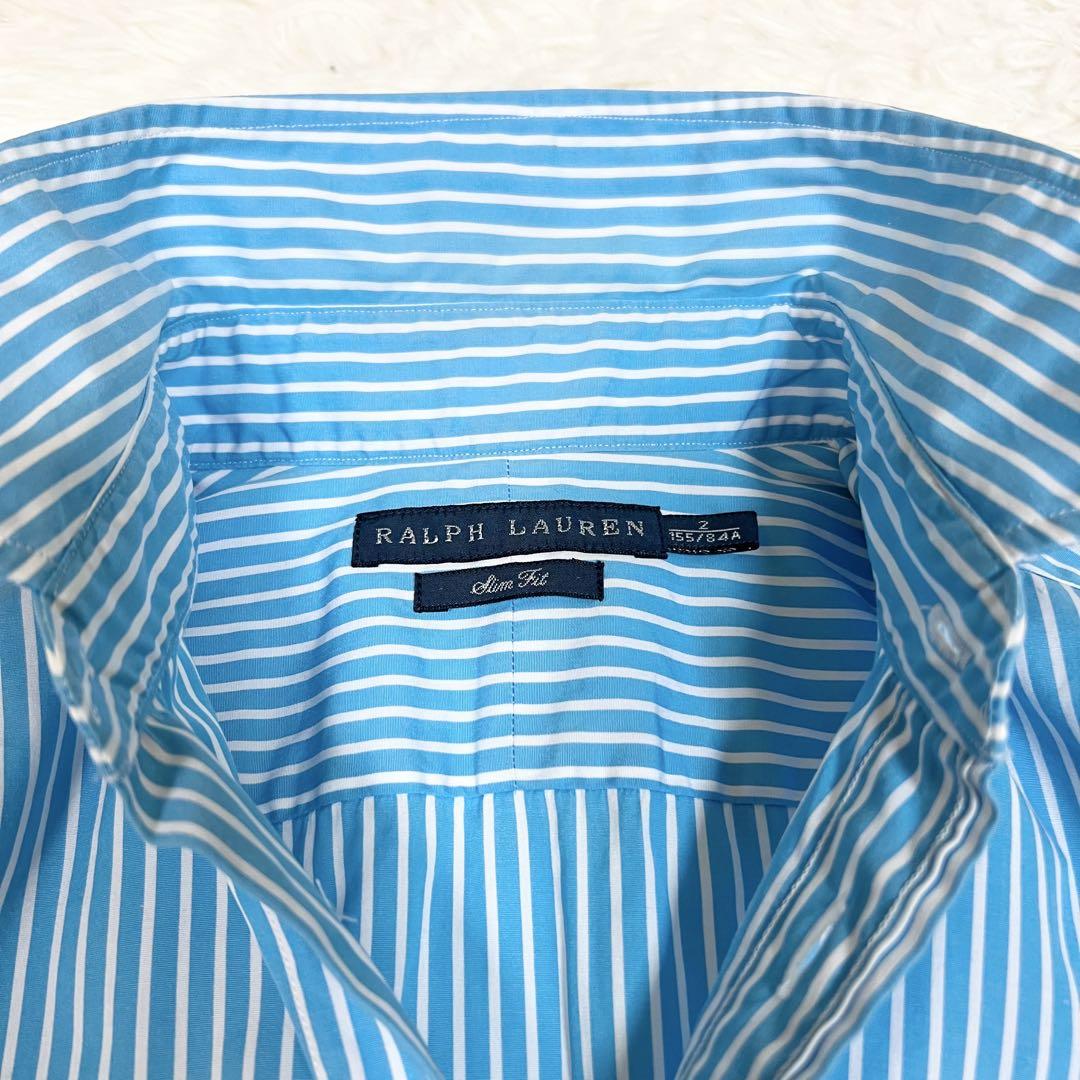 春夏新作モデル 美品✨ラルフローレン スリムフィット ストライプシャツ トップス