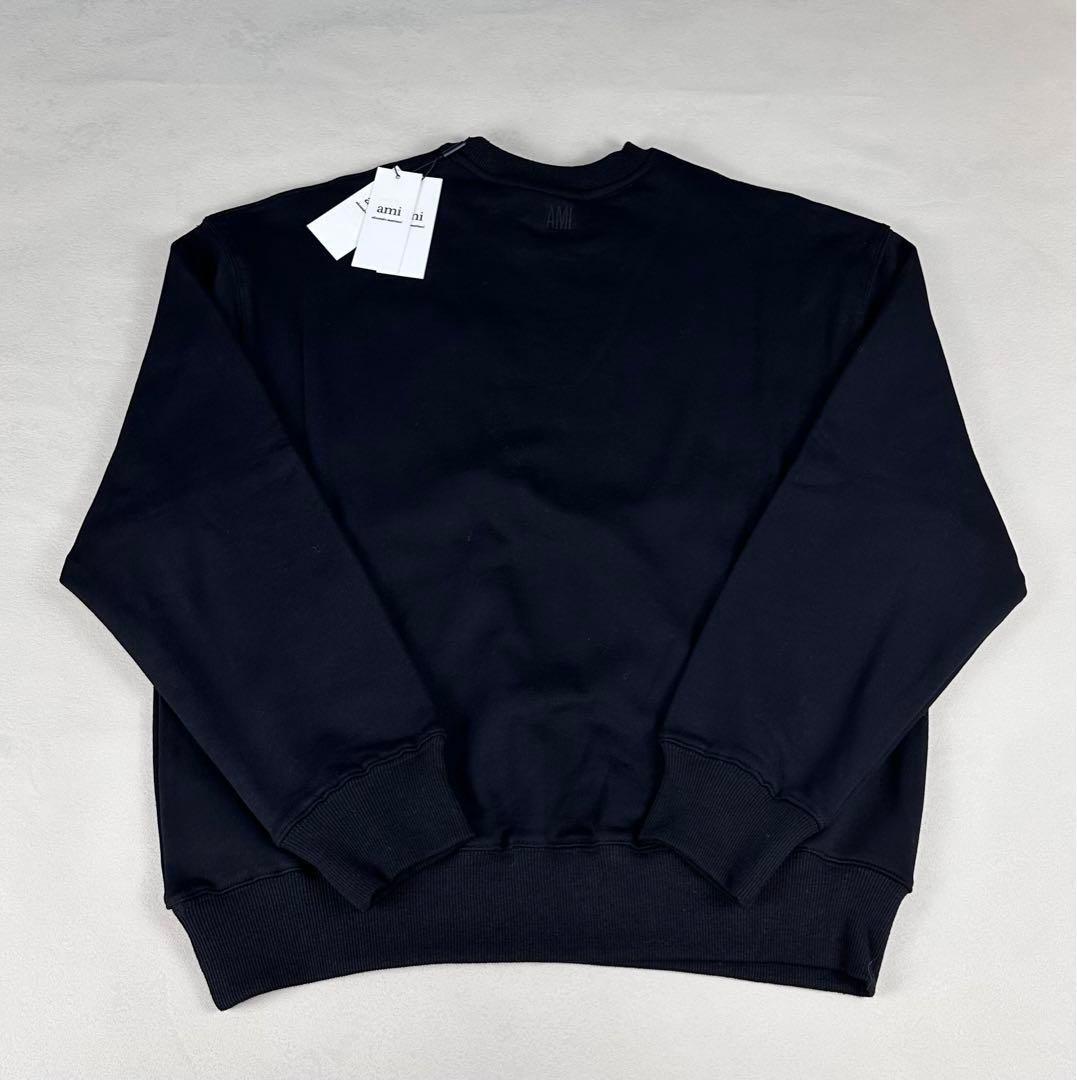 新品 AMI Paris スウェット トレーナー ブラック L - メルカリ