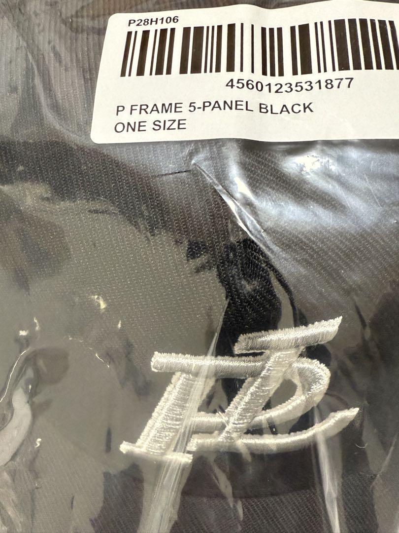 帽子 PALACE P Frame 5-Panel Black