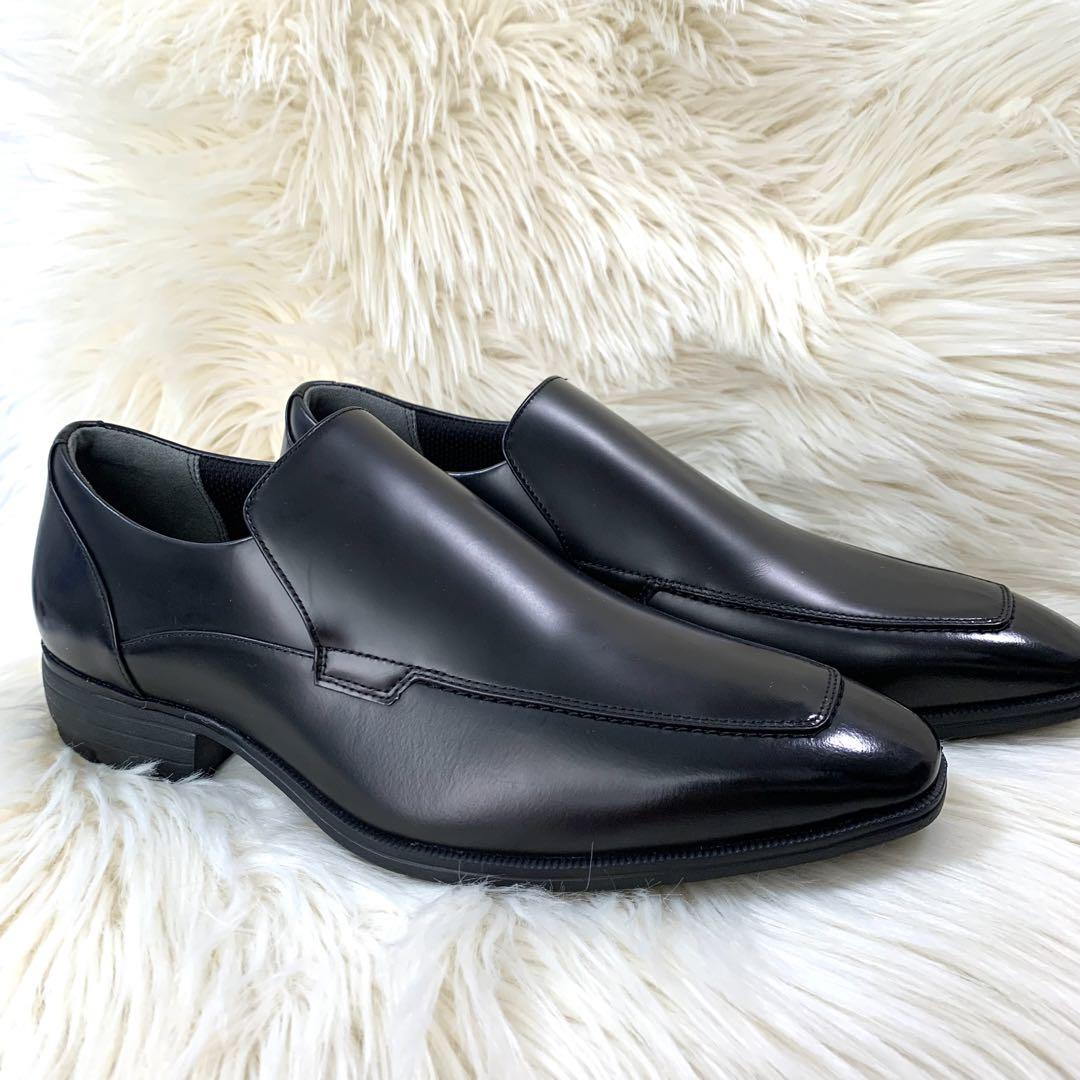 TEXCYLUXE✨スリッポンバンプロングノーズドレストラッドビジネスシューズ