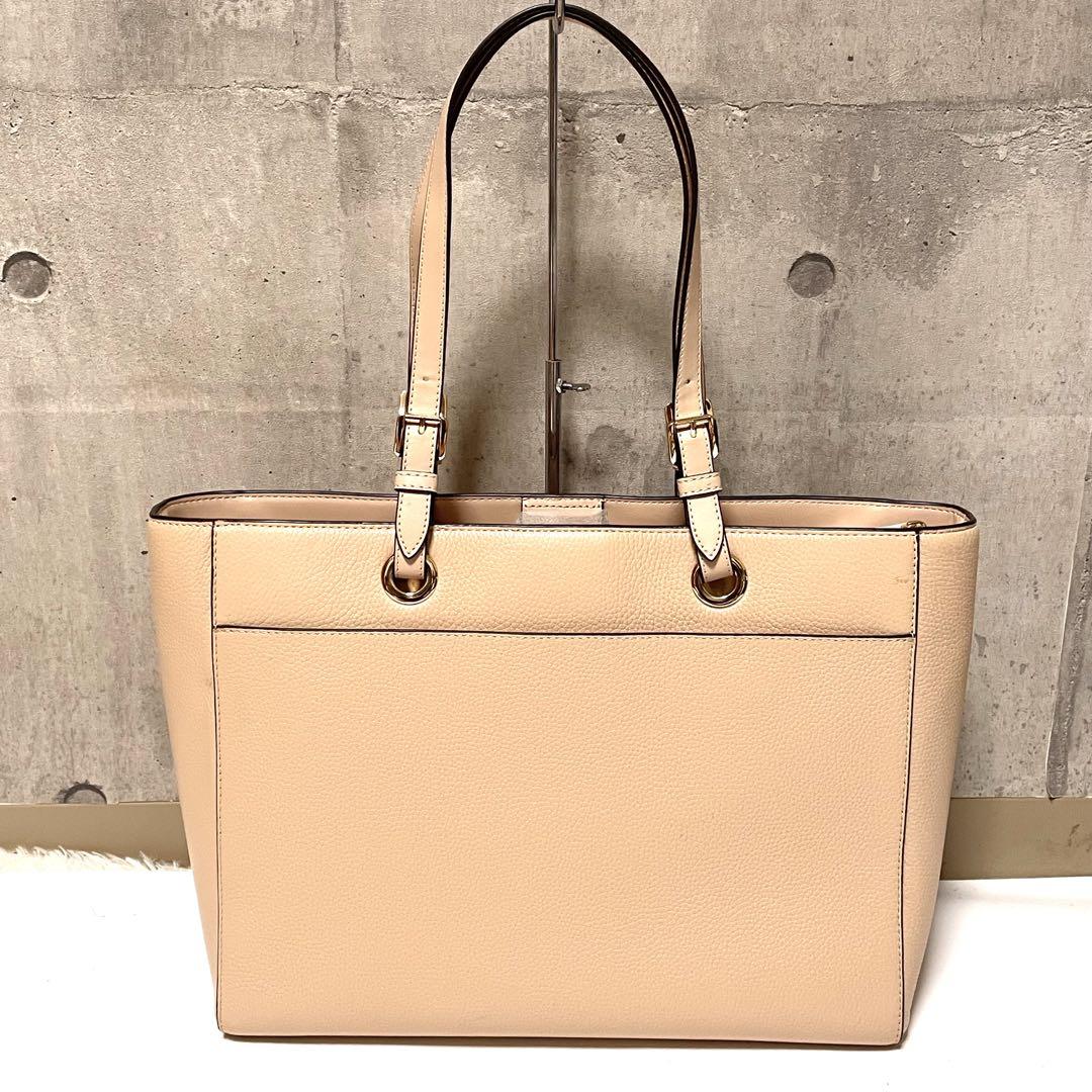 極美品 マイケルコース トートバッグ A4収納 ロゴ金具 レザー