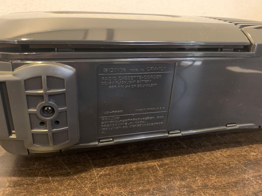 SONY Sound Club ポータブルラジカセ CFM-101　M0997