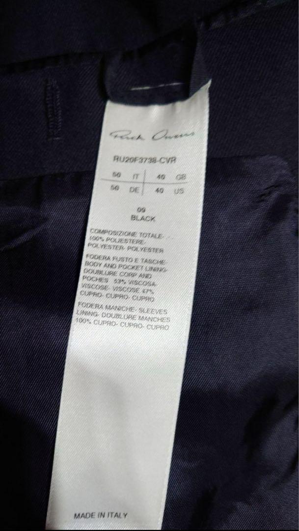 美品 Rick Owens SINGLE-BUTTON BLAZER