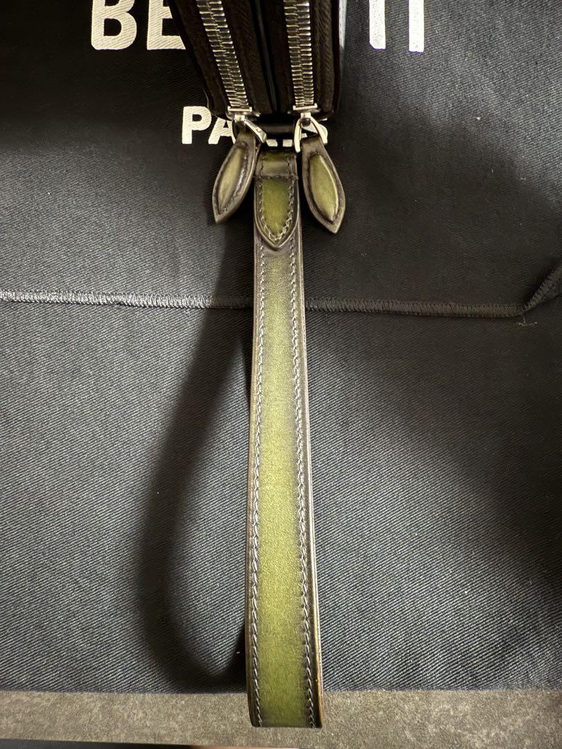ベルルッティ Berluti タリ スクリットレザー ロングジップウォレット